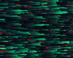 Wall Mural - glitch vector frame. symbol of cyberpunk, hacker attack. modern design, technological error. texture