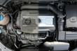 car engine before and after washing, collage. motor of the car before and after cleaning