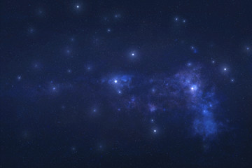 Wall Mural - crater constellation in outer space. crater constellation stars on the night sky. elements of this i