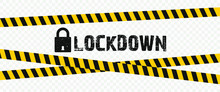 Concept Lockdown Background Due To Coronavirus Crisis Covid-19 Disease With Transparent Background