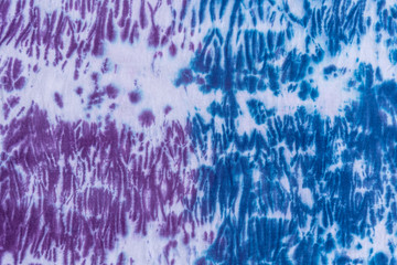 Wall Mural - Purple and Blue Shibori Tie Dye Design