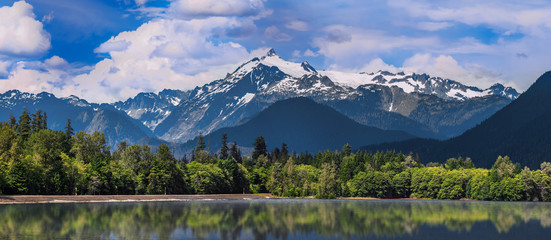 Wall Mural - alta lake in whistler, british colombia, canada