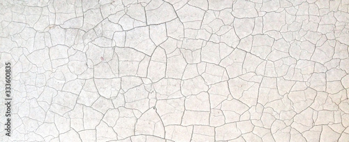 Fotomural white crack grungy frame textures background