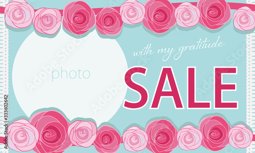 母の日や結婚式やセールのカードやバナーに使いやすいガーリーなバラの花 Place For Your Text Stock Vector Adobe Stock 母の日や結婚式やセールのカードやバナーに使いやすいガーリーなバラの花 Place For Your Text Stock Vector Adobe Stock