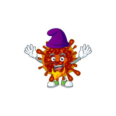 Sticker - Cute cartoon design of deadly coronvirus performed as an Elf