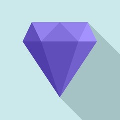 Sticker - Perfection gemstone icon. Flat illustration of perfection gemstone vector icon for web design