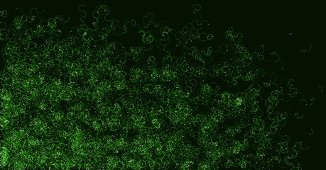 Network Mesh Procedural Art background illustration