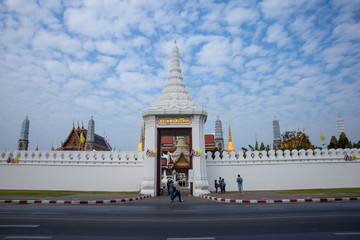 Wat Phra Kaew - The Temple of Emerald Buddha in Bangkok, Thailand. thai culture buddism temple.