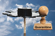 © Gehkah - Stempel Quarantäne