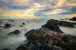 © amirul syaidi - Beautiful scenery during sunrise at Pandak Beach located in Terengganu Malaysia