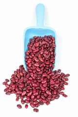 Wall Mural - Red beans in a plastic scoop