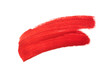 © Golden_hind - Lipstick swatch smudge smear isolated on white background. Cream makeup texture. Red color cosmetic product brush stroke swipe sample