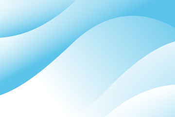 Abstract Blue White Wave Background Design Template Vector