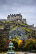 View of Edinburgh Castle from Princes Street Gardens