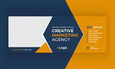 Wall Mural - Social media post Web Header, Cover and Square Banner For Corporate Business Agency Template