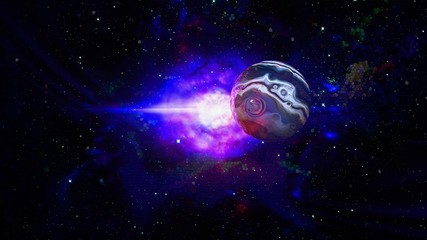 Wall Mural - witness to a starburst (artist's concept)