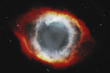 Wall Mural - the helix nebula or ngc 7293 in the constellation aquarius. .elements of this image are furnished by