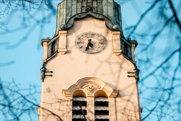 Poster - old clock tower