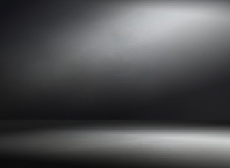 Wall Mural - abstract gray background for product show with elegant light , dark and gray abstract wall and studi