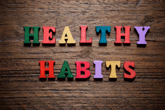 healthy habits concept