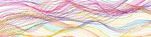 Abstract Linear Colorful Background - Vector