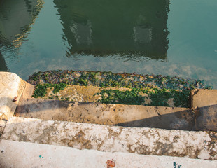 water channel in venice, italy