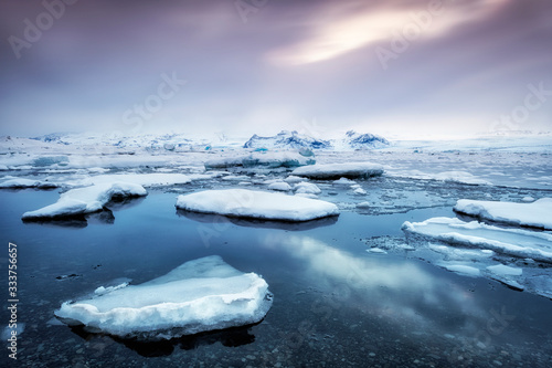 Fotografía Famous jokulsarlon bay on Iceland