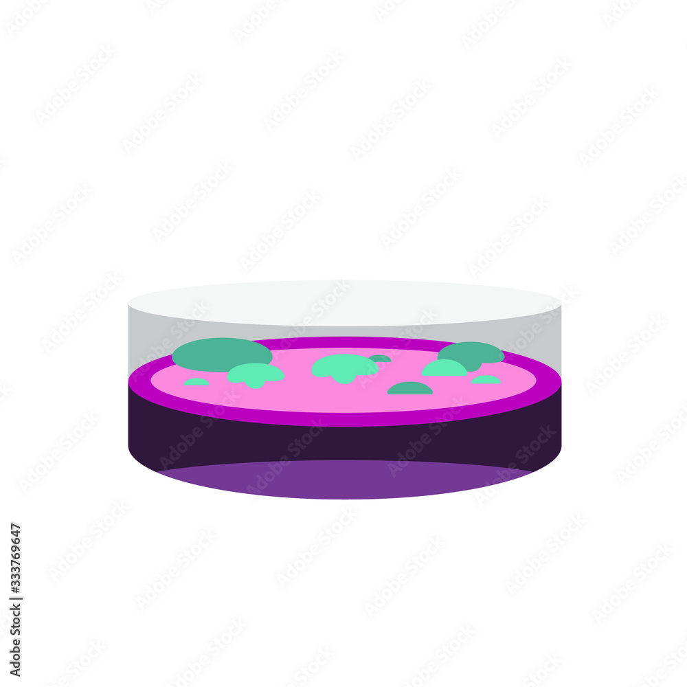 Petri Dish emoji vector illustration microbes Stock Vector Adobe Stock