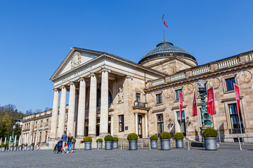 Sticker - Wiesbaden, das Kurhaus, 27.03.2020.