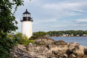 Winter Island Lighthouse in Salem, Massachusetts