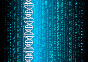 blue cyber circuit future technology concept background