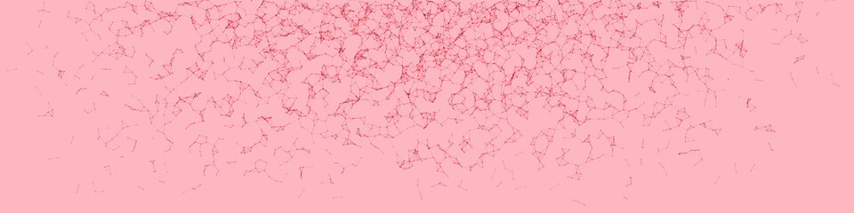 Network Mesh Procedural Art background illustration