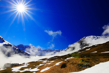 Poster - Plateau de Saugué Gavarnie en hiver