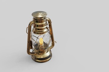 Old style lantern with Background