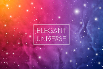 Wall Mural - elegant universe scientific outer space wallpaper with copy space