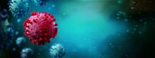 Coronavirus Covid-19 Background - 3d Rendering
