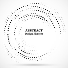 Wall Mural - abstract dotted halftone modern pattern background.black decorative design halftone round circle ele