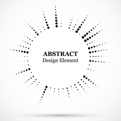 Wall Mural - abstract dotted halftone modern pattern background.black decorative design halftone round circle ele