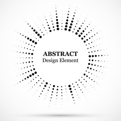 Wall Mural - abstract dotted halftone modern pattern background.black decorative design halftone round circle ele