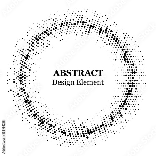 Halftone dotted background....