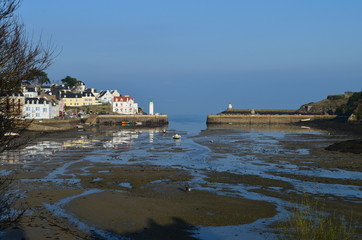 Wall Mural -  Le port de Sauzon à Belle-Île-en-Mer (Morbihan - Bretagne - France)