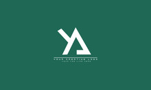 AY YA Abstract Vector Logo Monogram Template