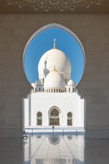 Wall Mural - Grand Mosque in Abu Dhabi, UAE