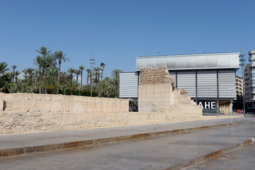 The Museum of archaeology in the city of Elche. Spain