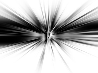 Abstract monochrome star line light illustration background. Black White Abstract Zoom Motion background.      