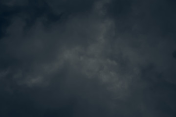 Wall Mural - Dark Gloomy sky with stormy clouds