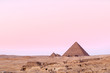 Beautiful landscape at Giza, Egypt.