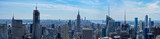 Fototapeta  - New York City skyline from 30 Rock summer 