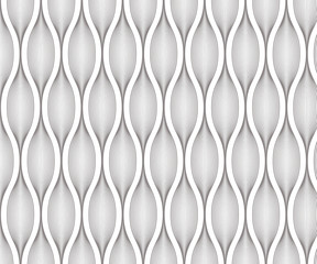 Linear vector pattern, repeating petals, gray line 