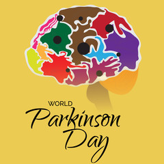 Wall Mural - World Parkinson Day